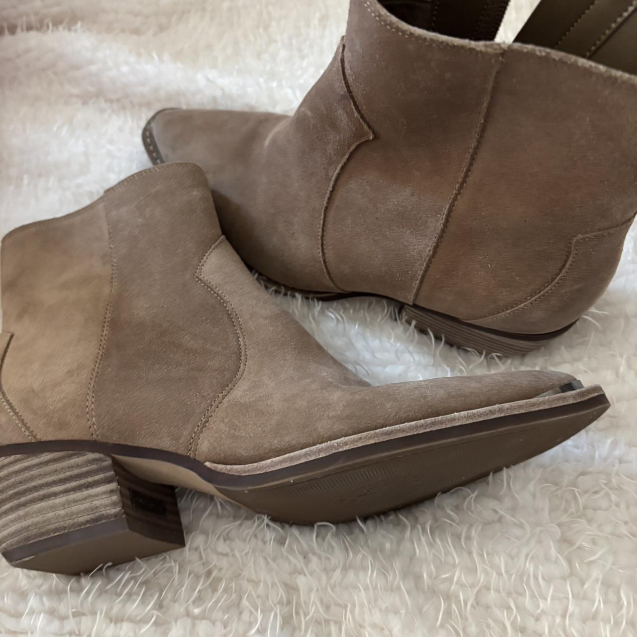 Vince Camuto Women's Ankle Boots Tan/Brown US – Tan suede