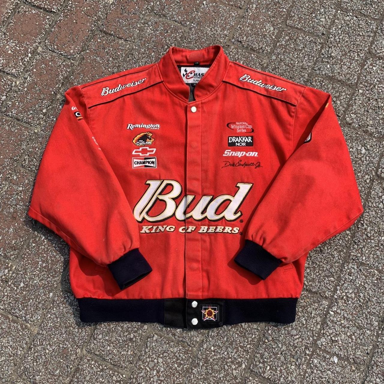 NASCAR Men's Red Jacket | Depop