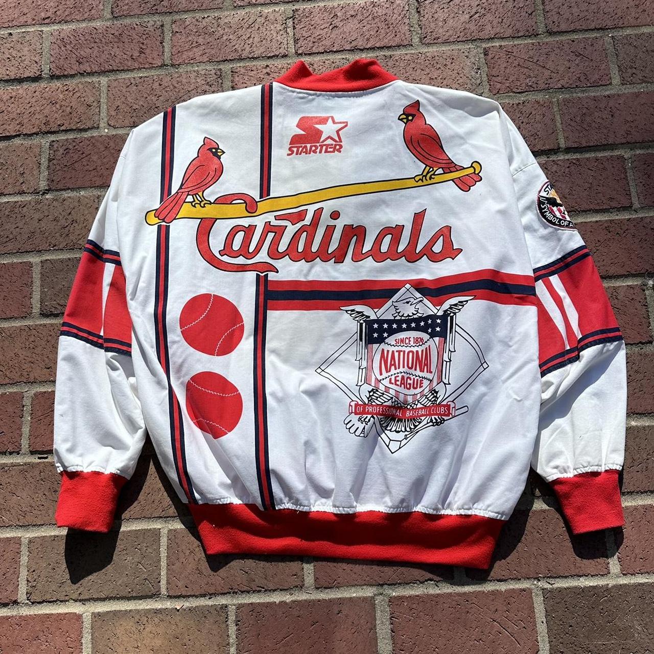 Vintage starter St Louis Cardinals Bomber jacket - Depop