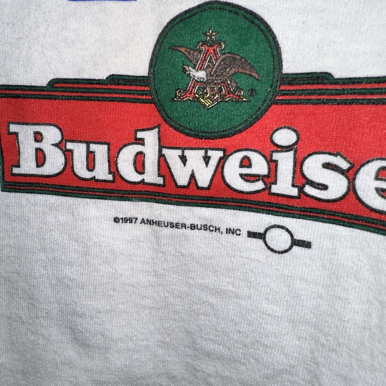 Vintage 90s Budweiser Come Over To My Pad T-Shirt - Depop