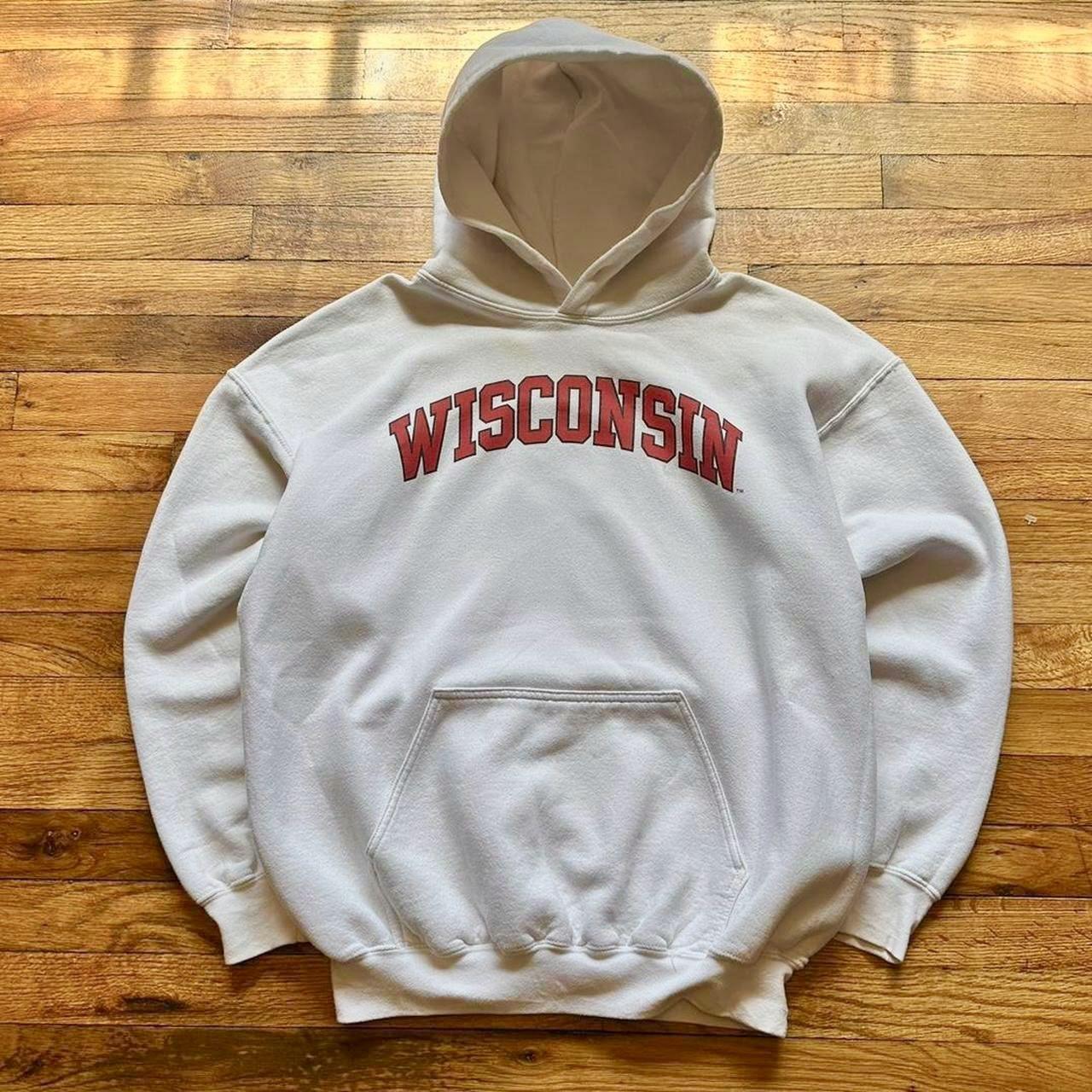 Champion Reverse Weave Wisconsin Badgers Hooded Sweatshirt