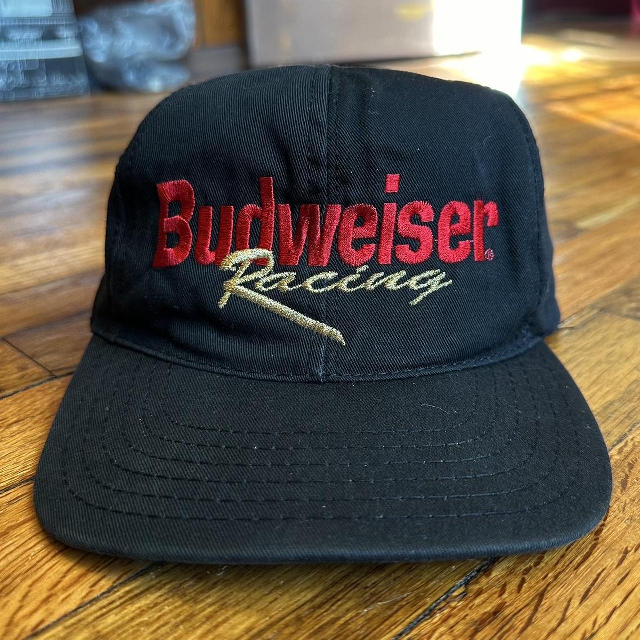 Budweiser Men's Caps - Black – Vintage Budweiser … - image 1