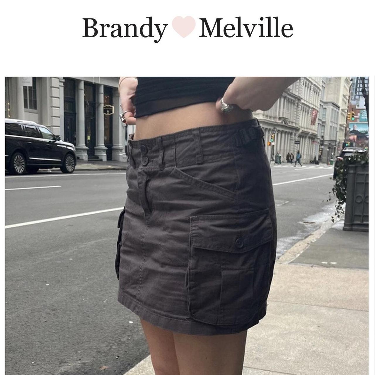 BRANDY MELVILLE beverly cargo mini skirt brand new w... Depop