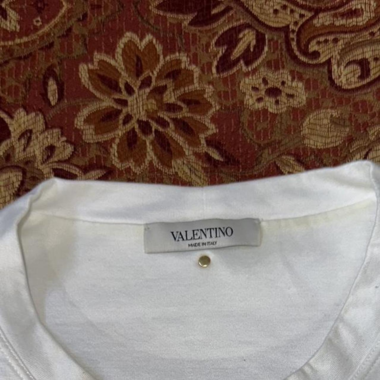 Valentino Men's White T-shirt | Depop