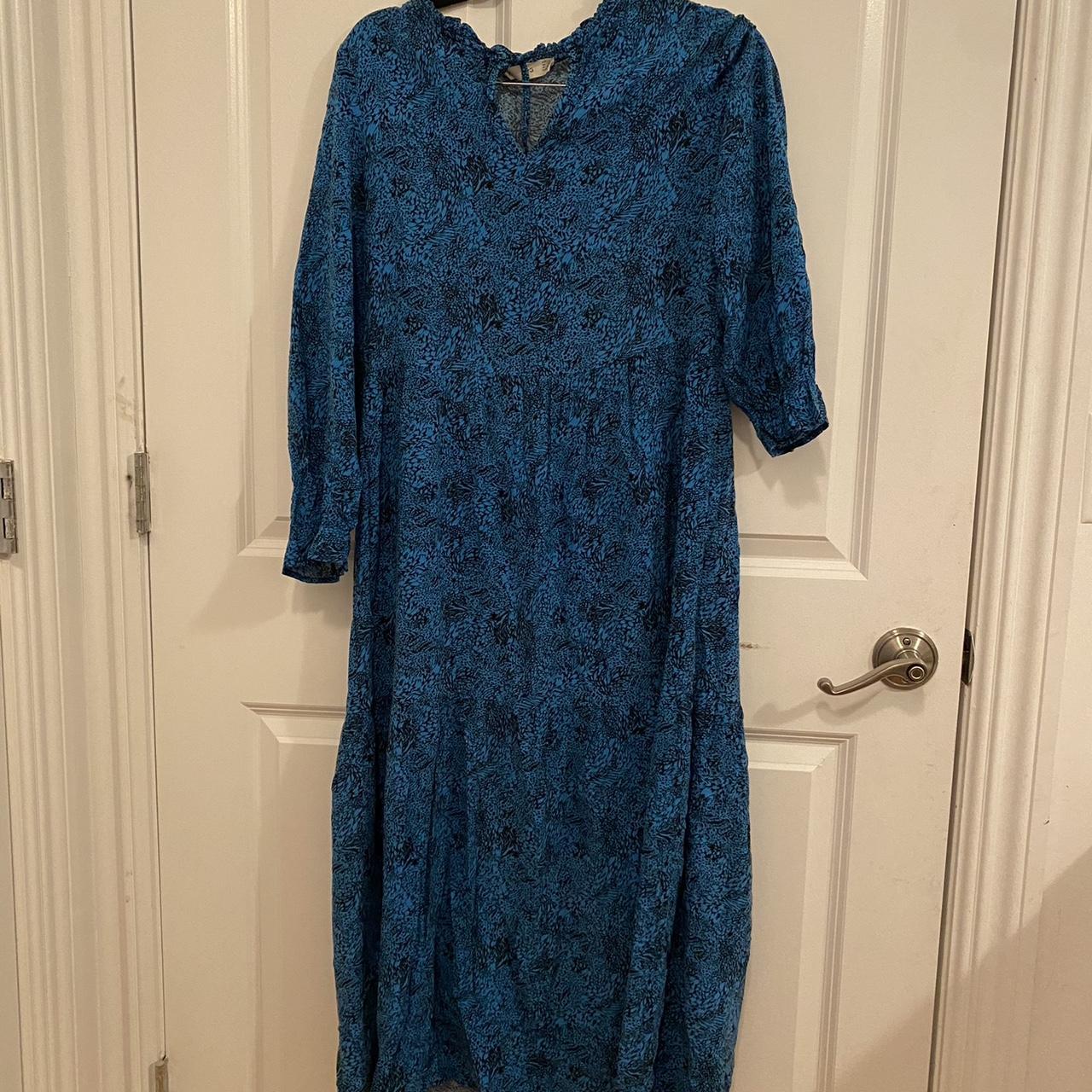 Mango Blue Dress can be used for sleeping fits on... - Depop