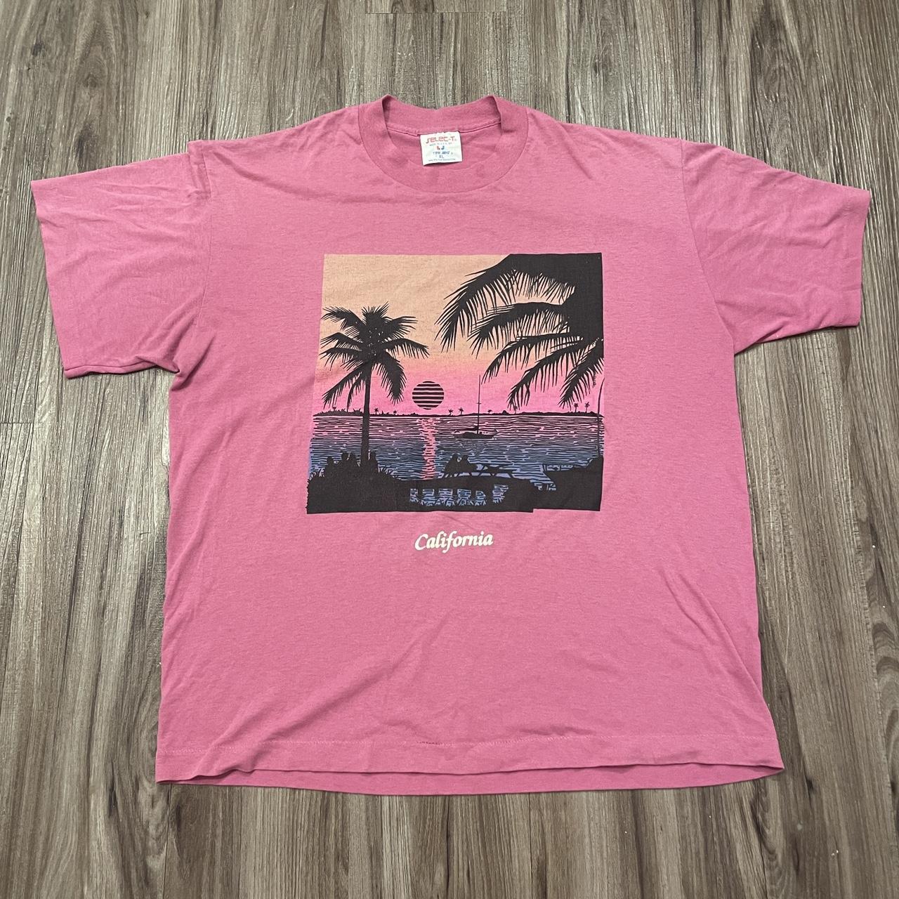 Vintage Men's T-Shirt - Pink - L