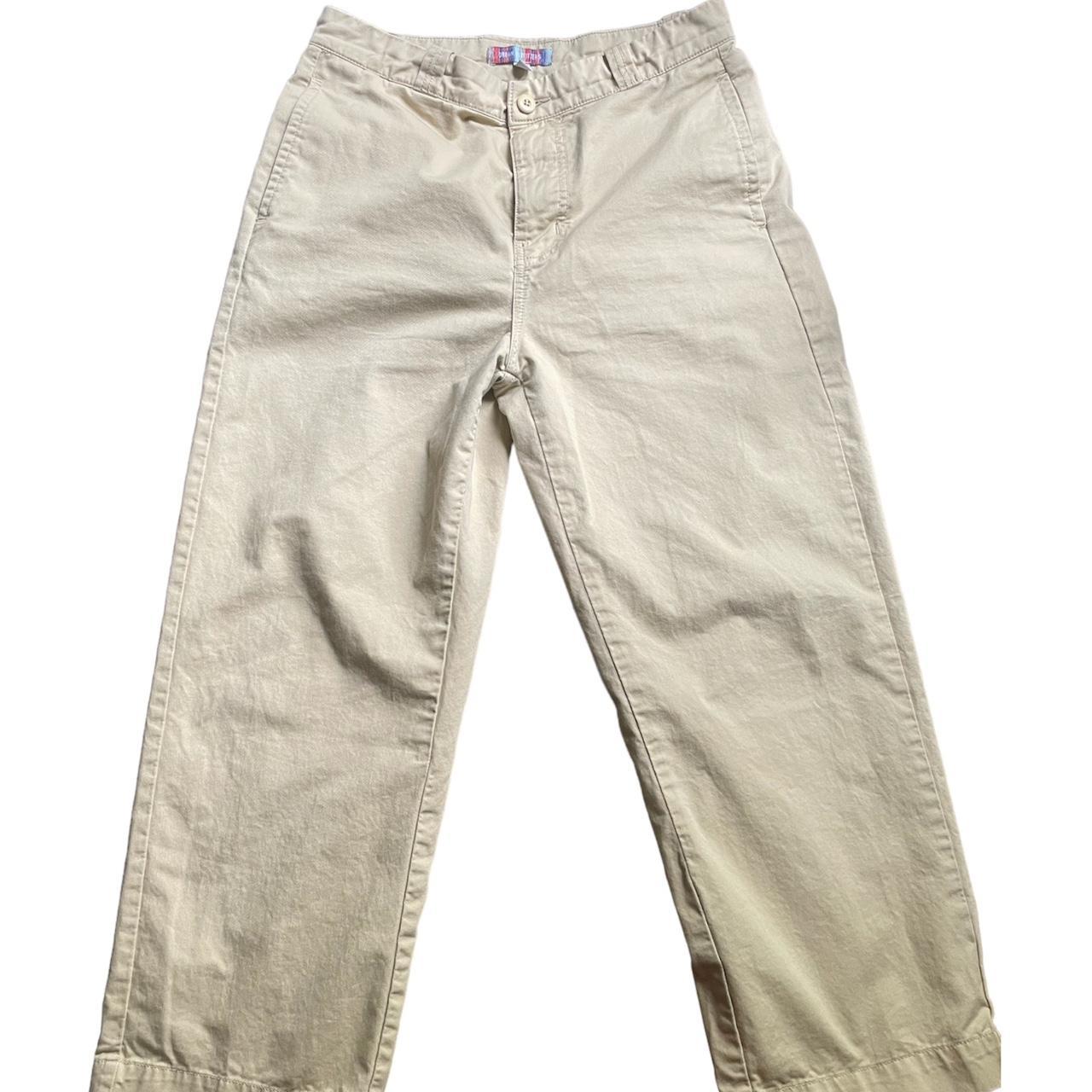 Urban Outfitters Men's Cream Trousers | Depop