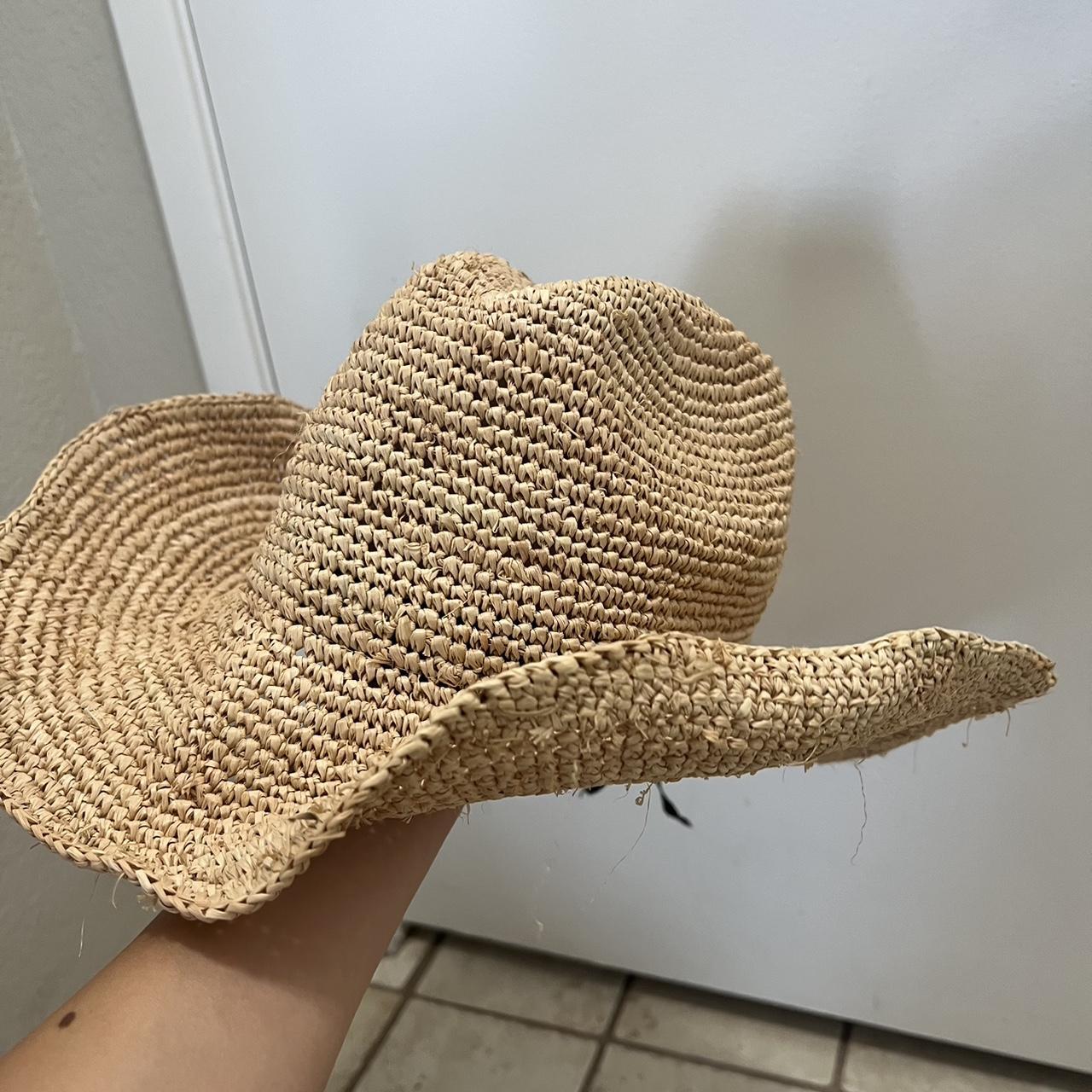 Monday Swimwear Exuma Straw hat. Rim is wired and... Depop