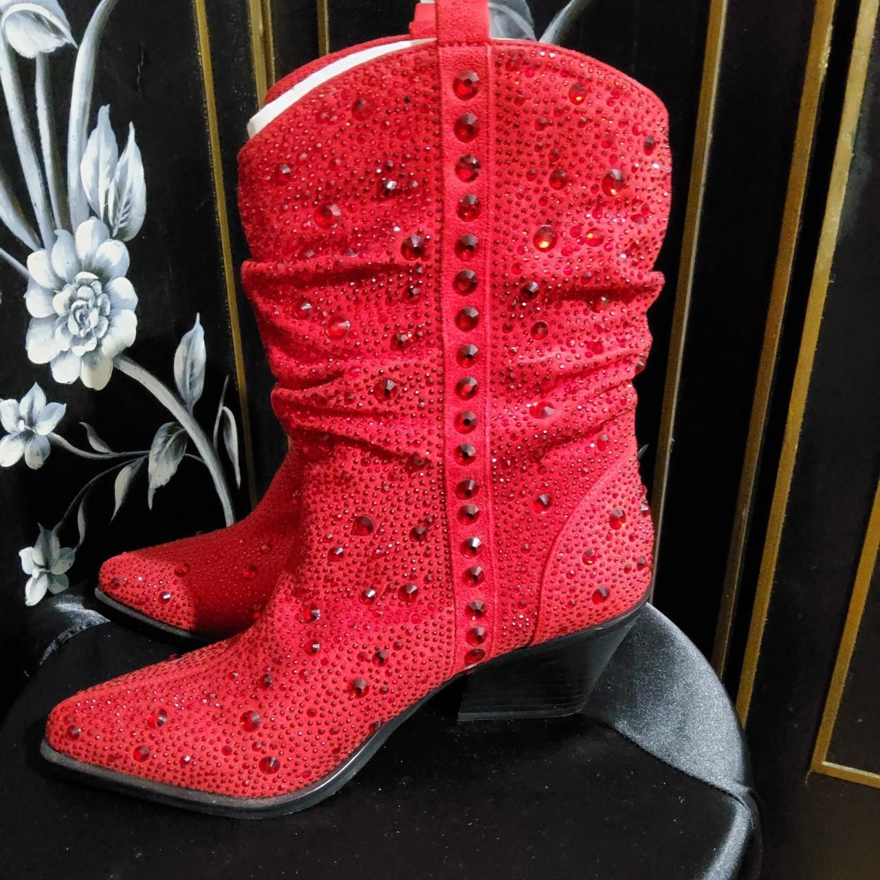 Jessica simpson red sale cowboy boots