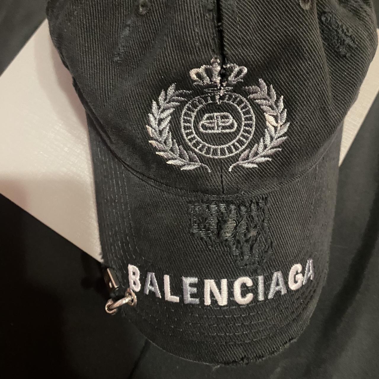 Balenciaga Men's Black Hat (2)