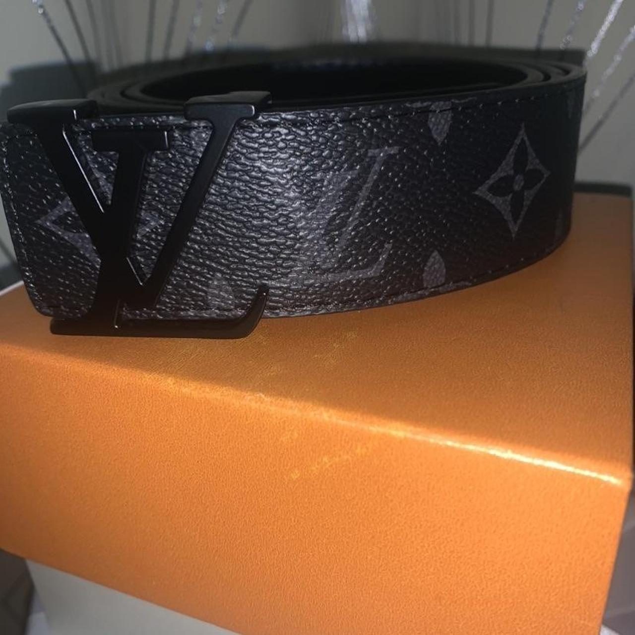 LV belt (Men’s) Triple Black Open for negotiation... - Depop