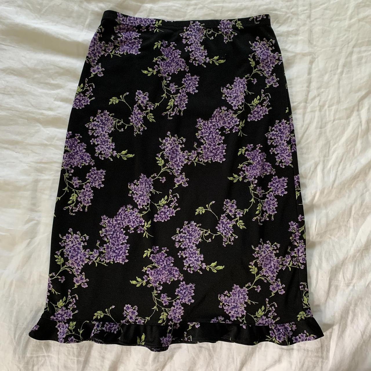 Cherokee Women's Purple and Black Skirt (4)