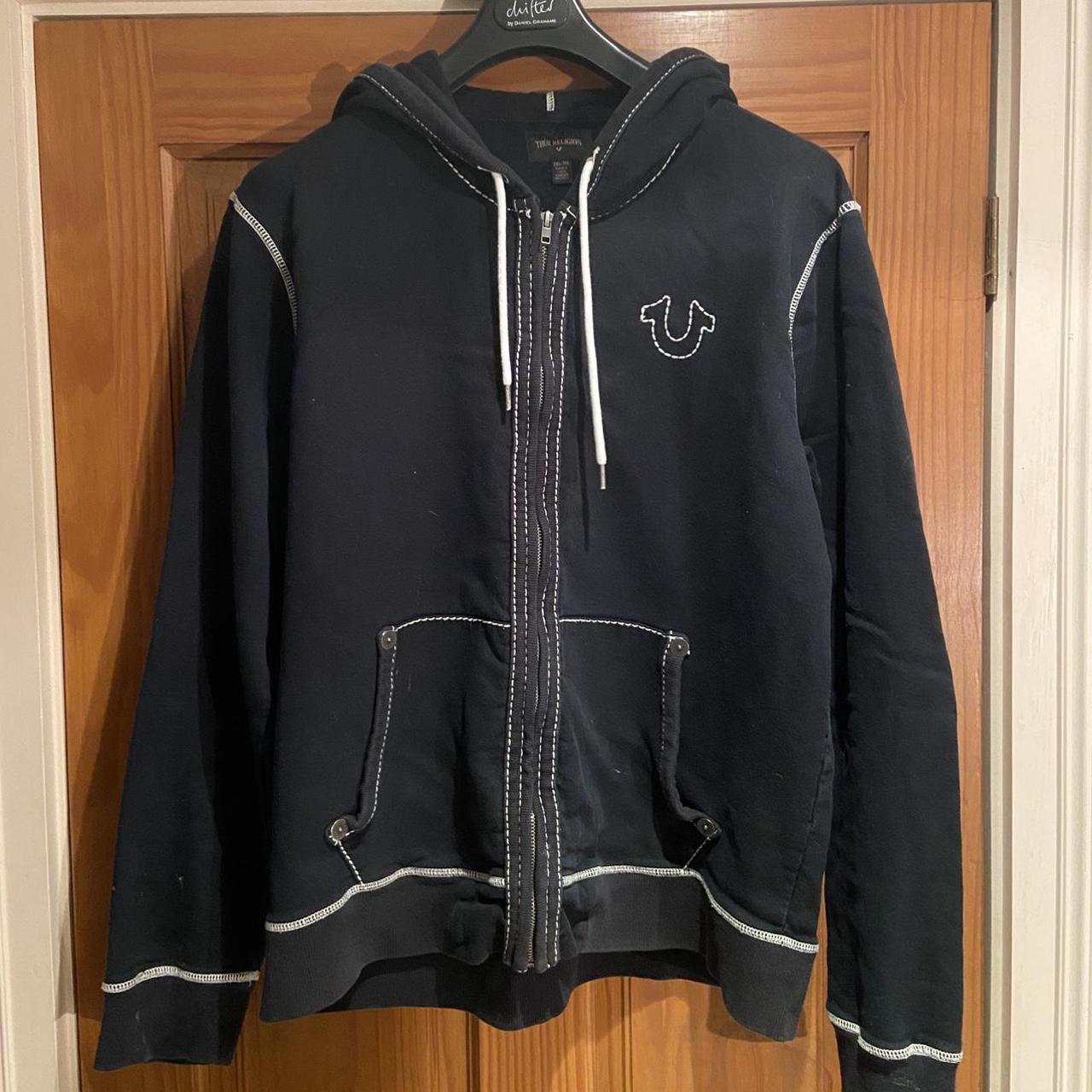 True Religion Hoodie men’s 2XL (fits large) In... Depop