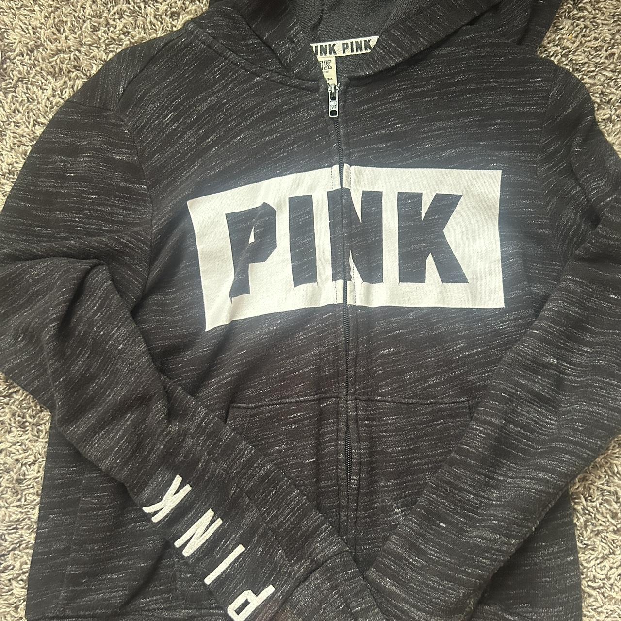 Victoria secret hotsell pink grey jacket