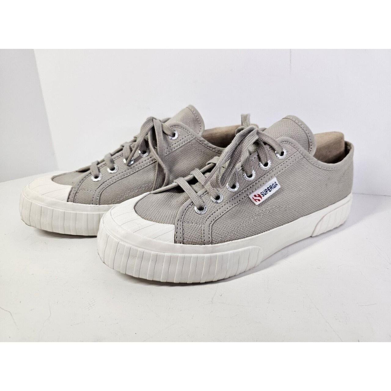 Womens sz 39 8.5 Superga chunky lace up shoes. Very. Depop