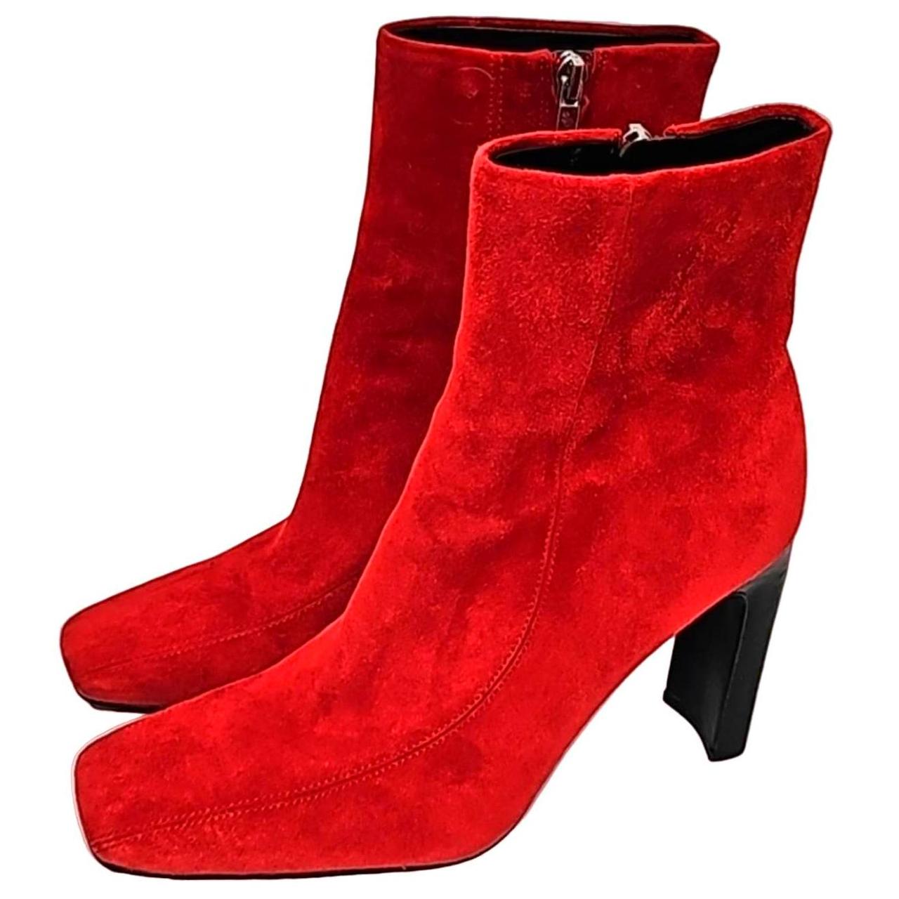 Marc fisher shop red boots