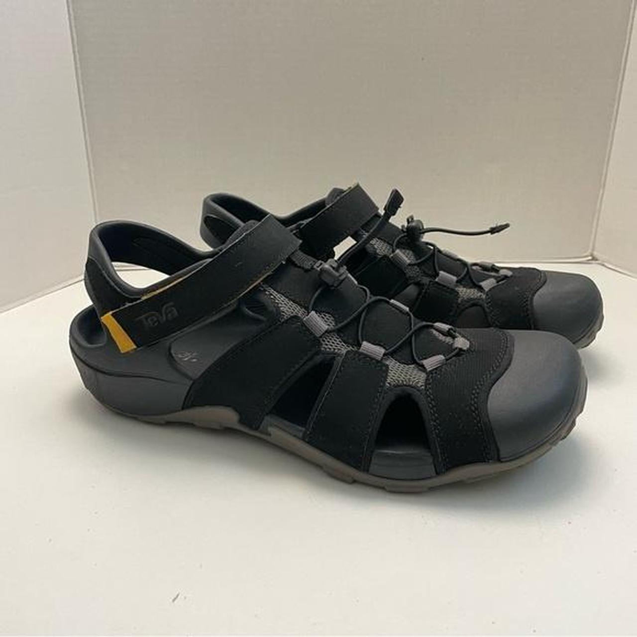 Teva Men's Sandals Black/Grey US 12 – Teva Sandal Flintwood