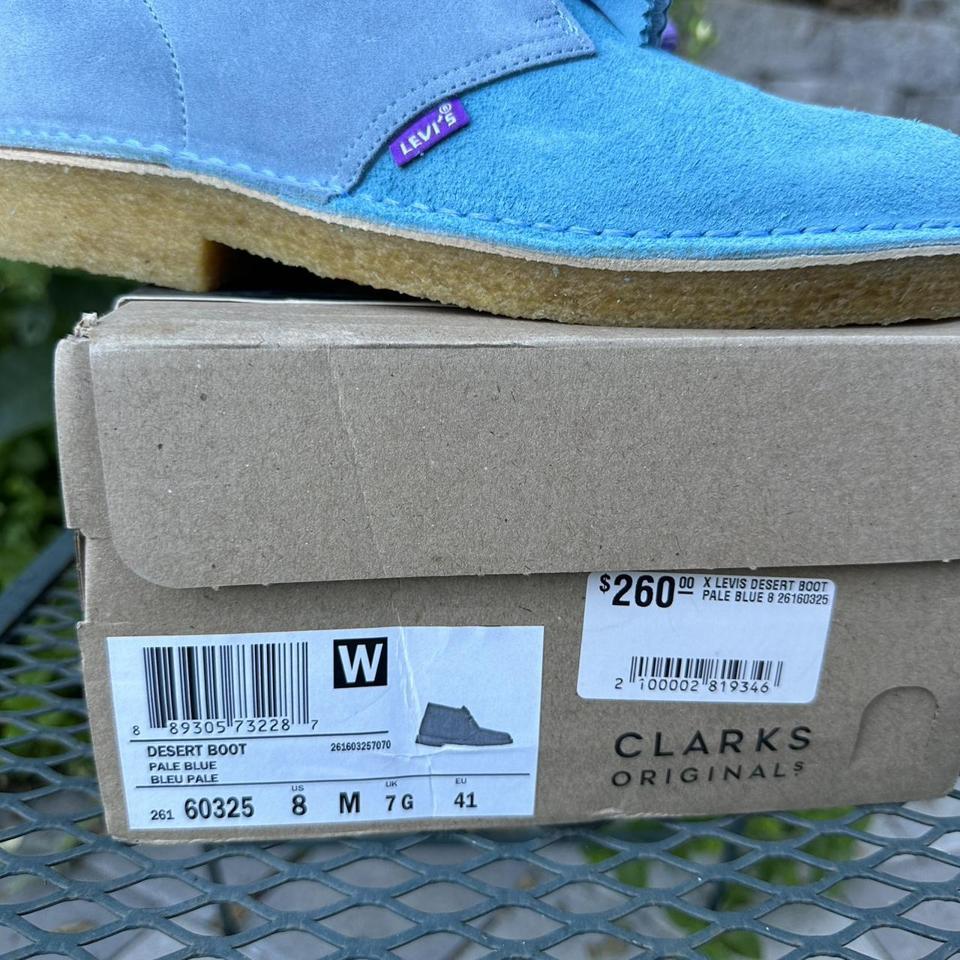 Sky blue clearance desert clarks