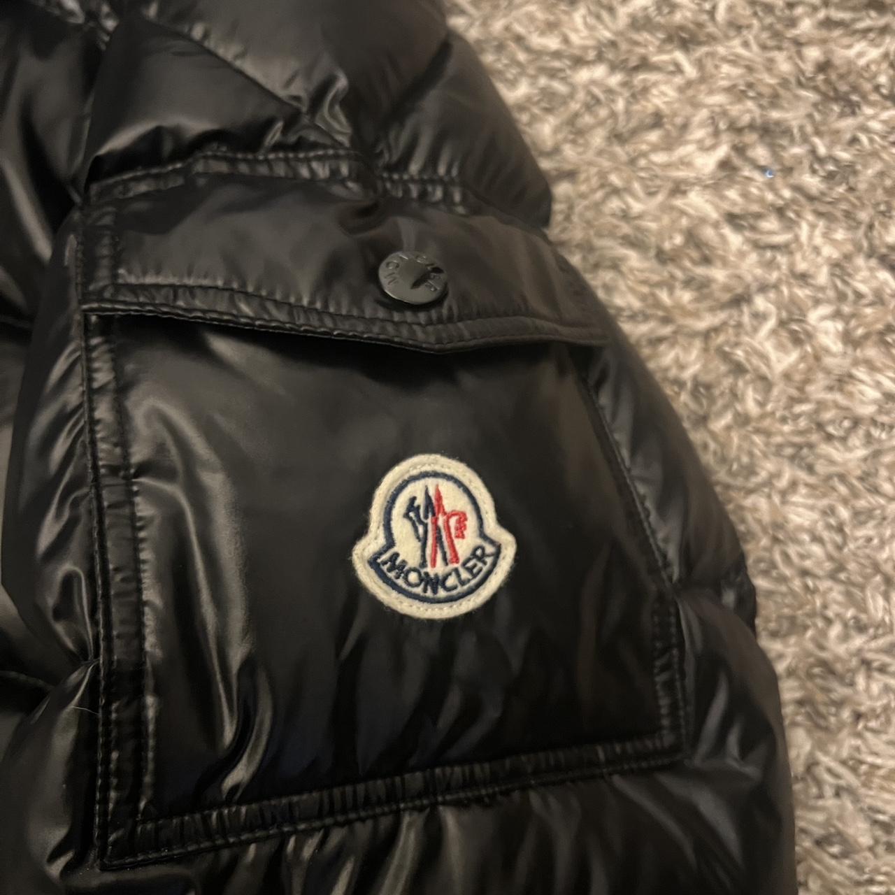 Moncler Maya Detachable hood with snap buttons,... - Depop