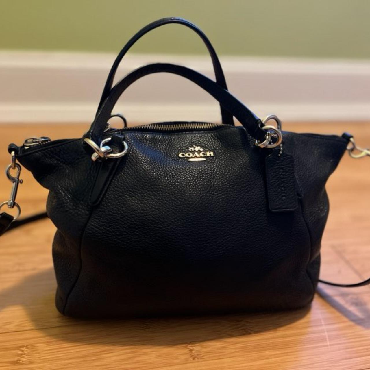 Coach small kelsey black hot sale