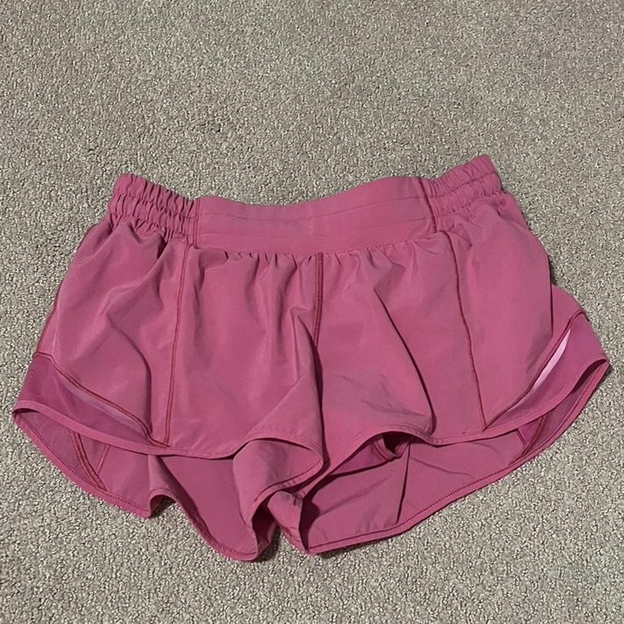 Sonic pink hotty hot shorts Size 8 Low rise 2.5... - Depop