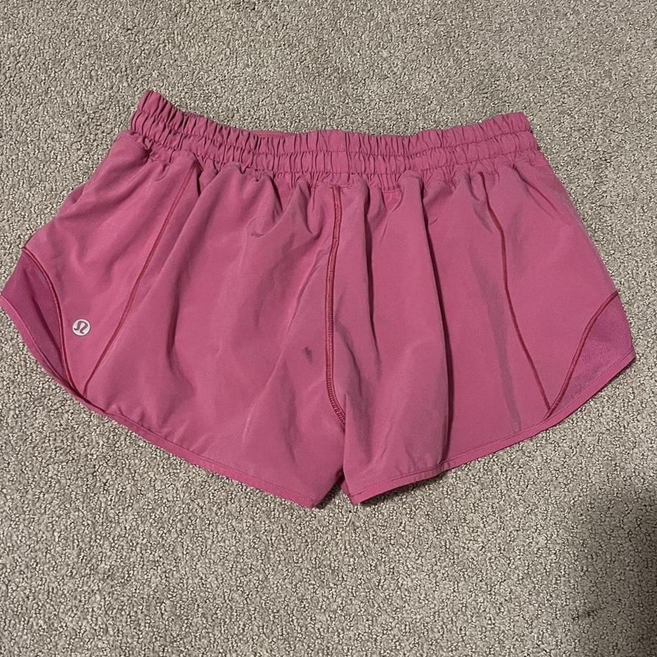 Sonic pink hotty hot shorts Size 8 Low rise 2.5... - Depop