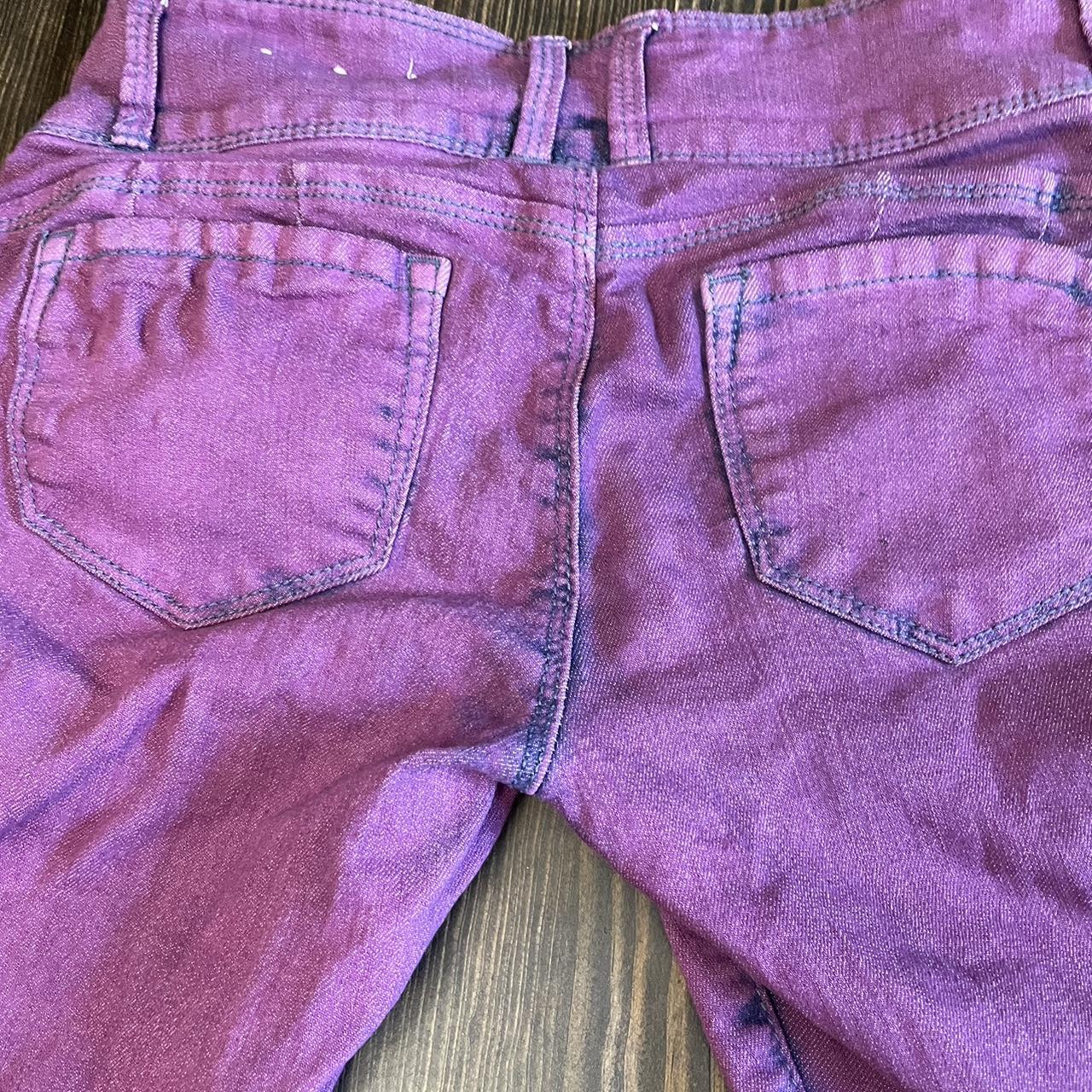 Lavender colored jeggings! They are mid rise (but - Depop