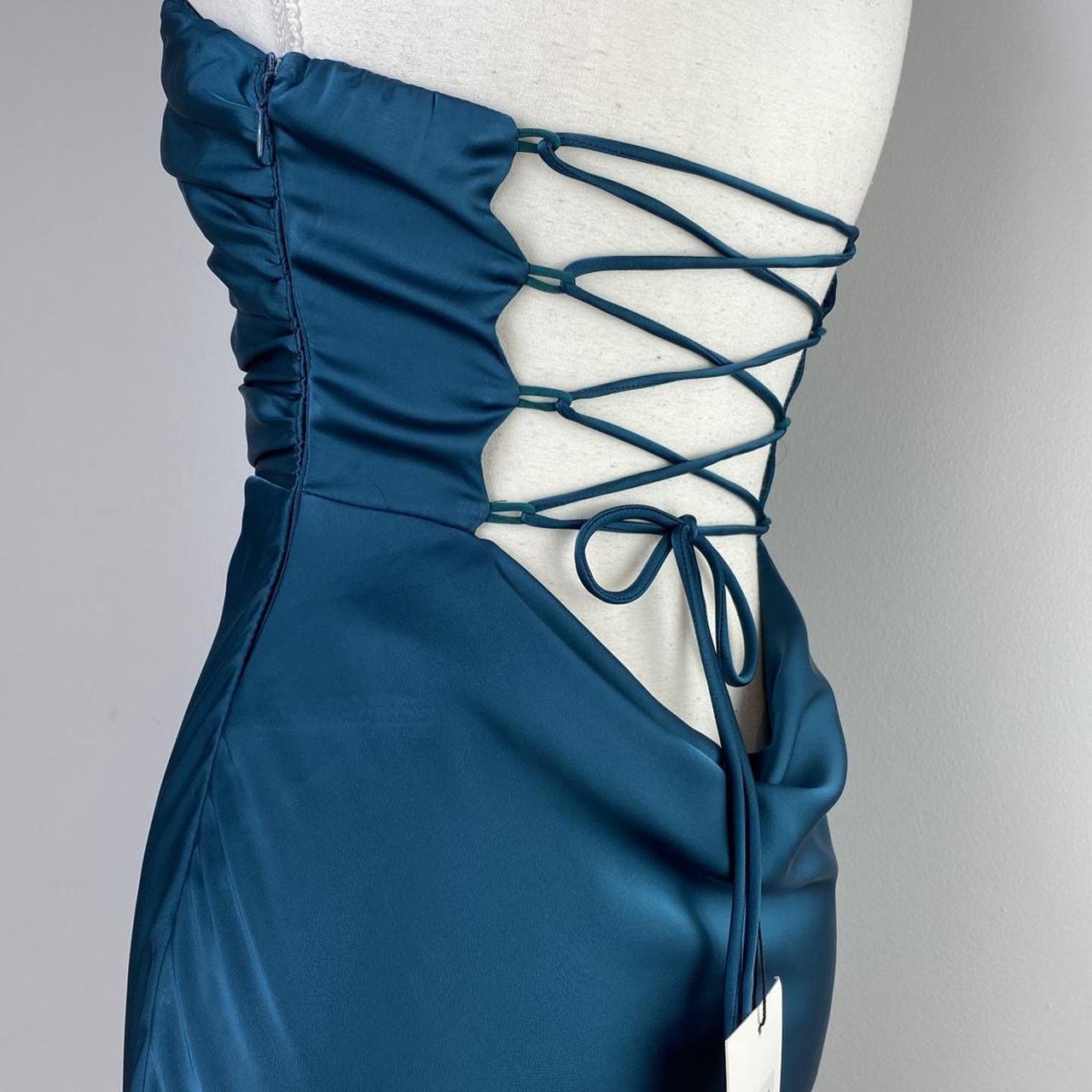 HELLO MOLLY Teal Maxi Dress Your Warmth Size... Depop