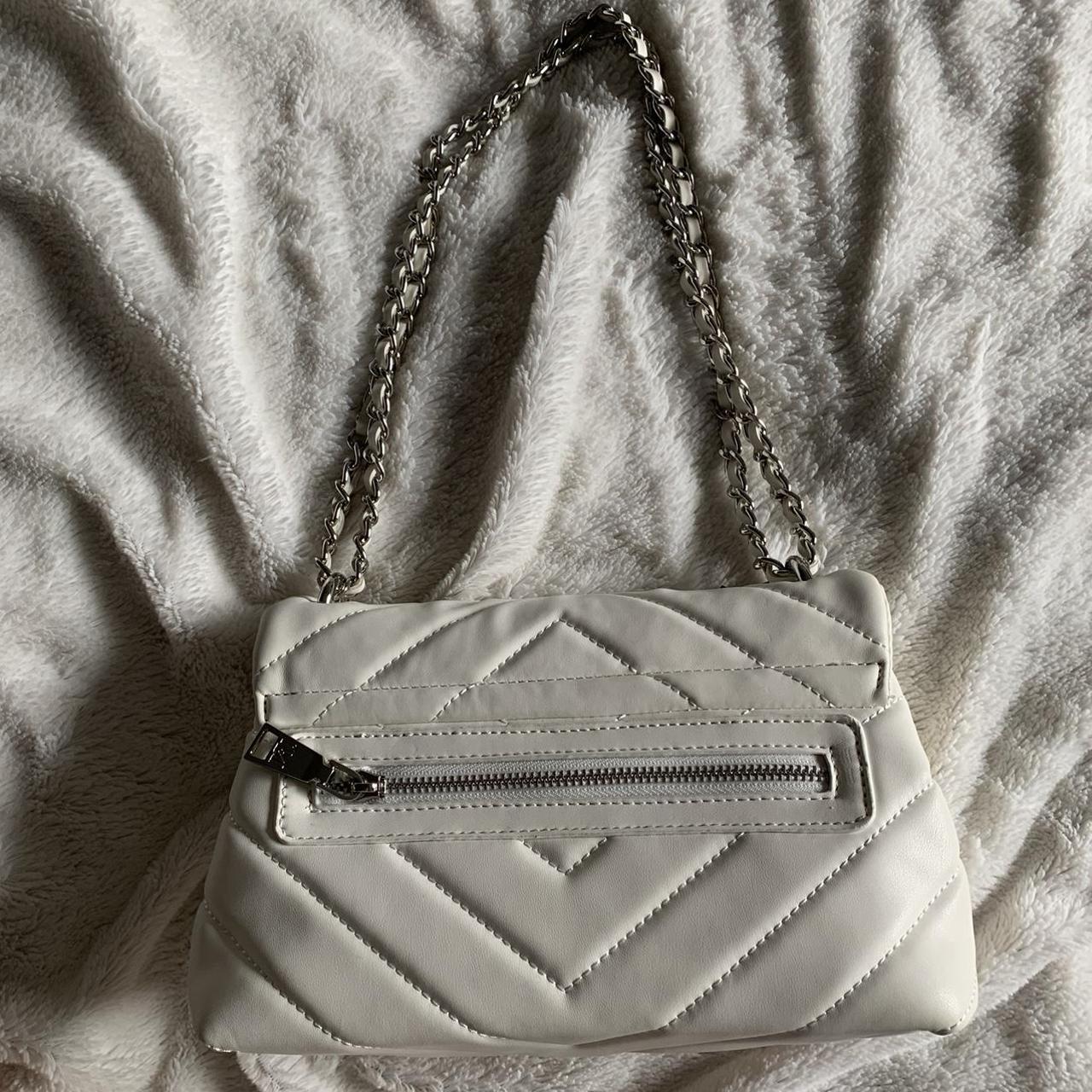 Badgley Mischka Women's White Bag | Depop