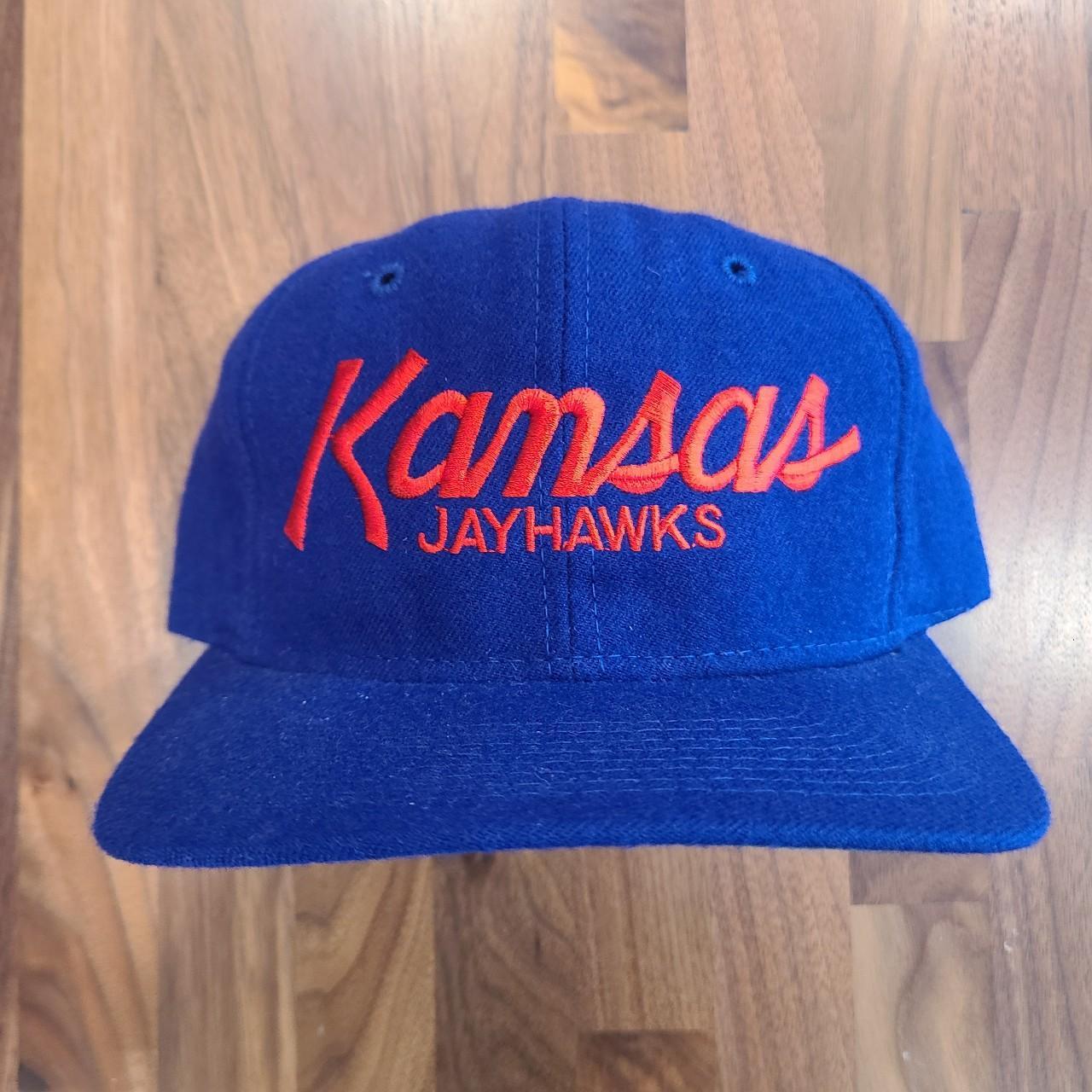 KU Jayhawk 90's Snapback Hat