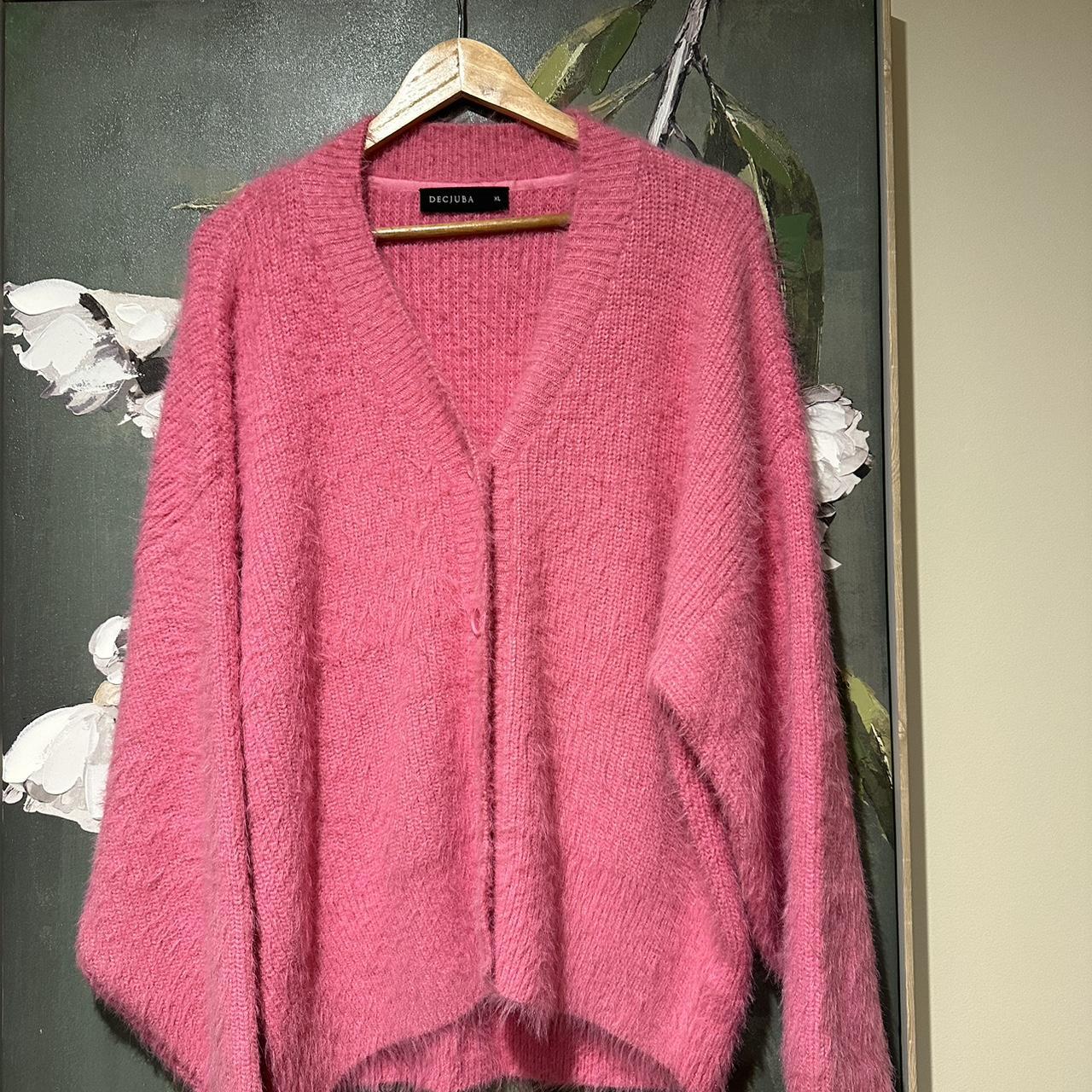 Decjuba bright pink soft knit, the absolute softest... Depop