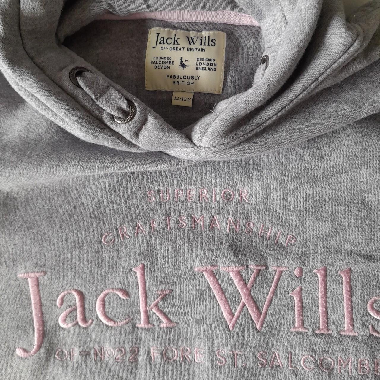 Jack wills hot sale grey hoodie