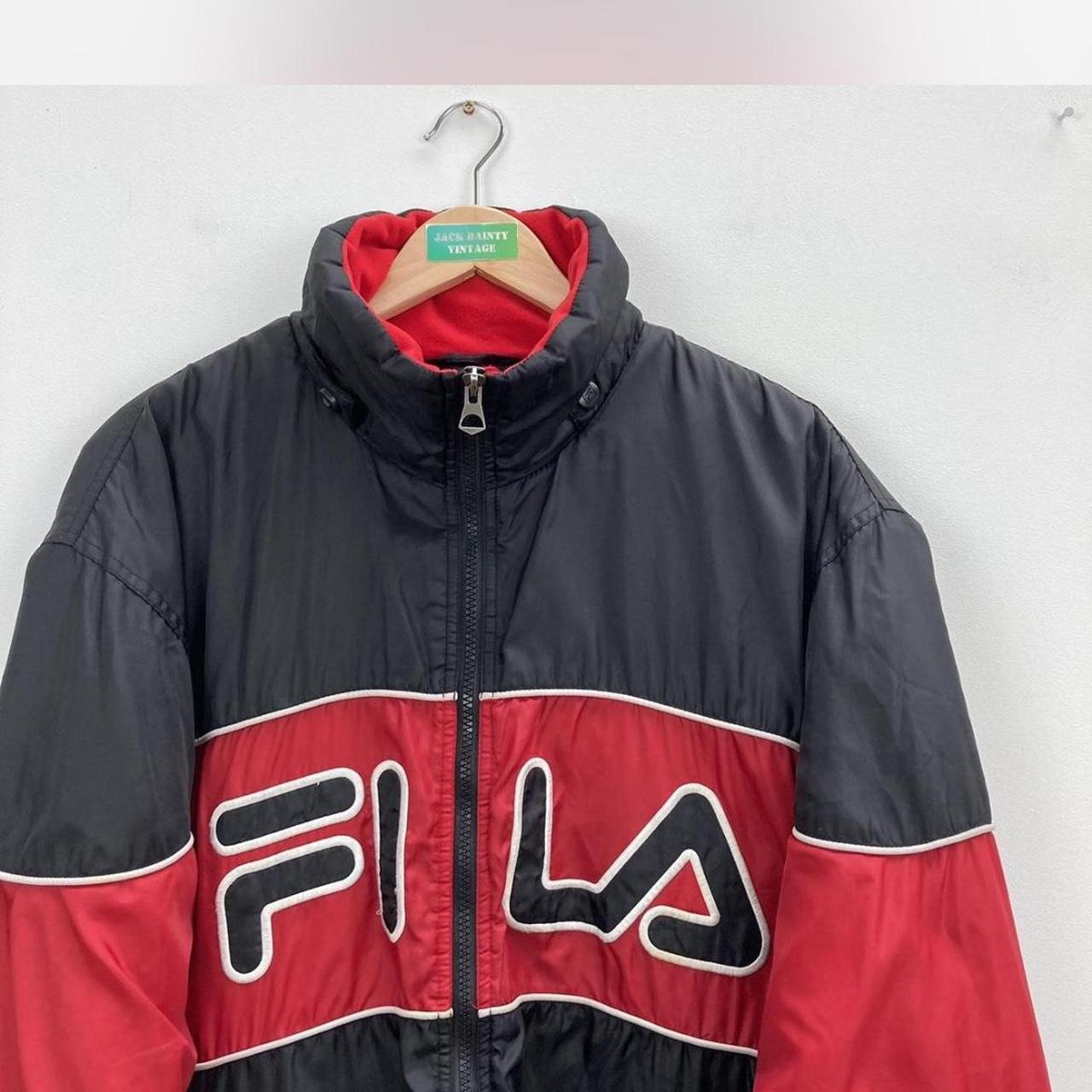 Vintage 90s Fila padded coat Thick and padded (yet... - Depop