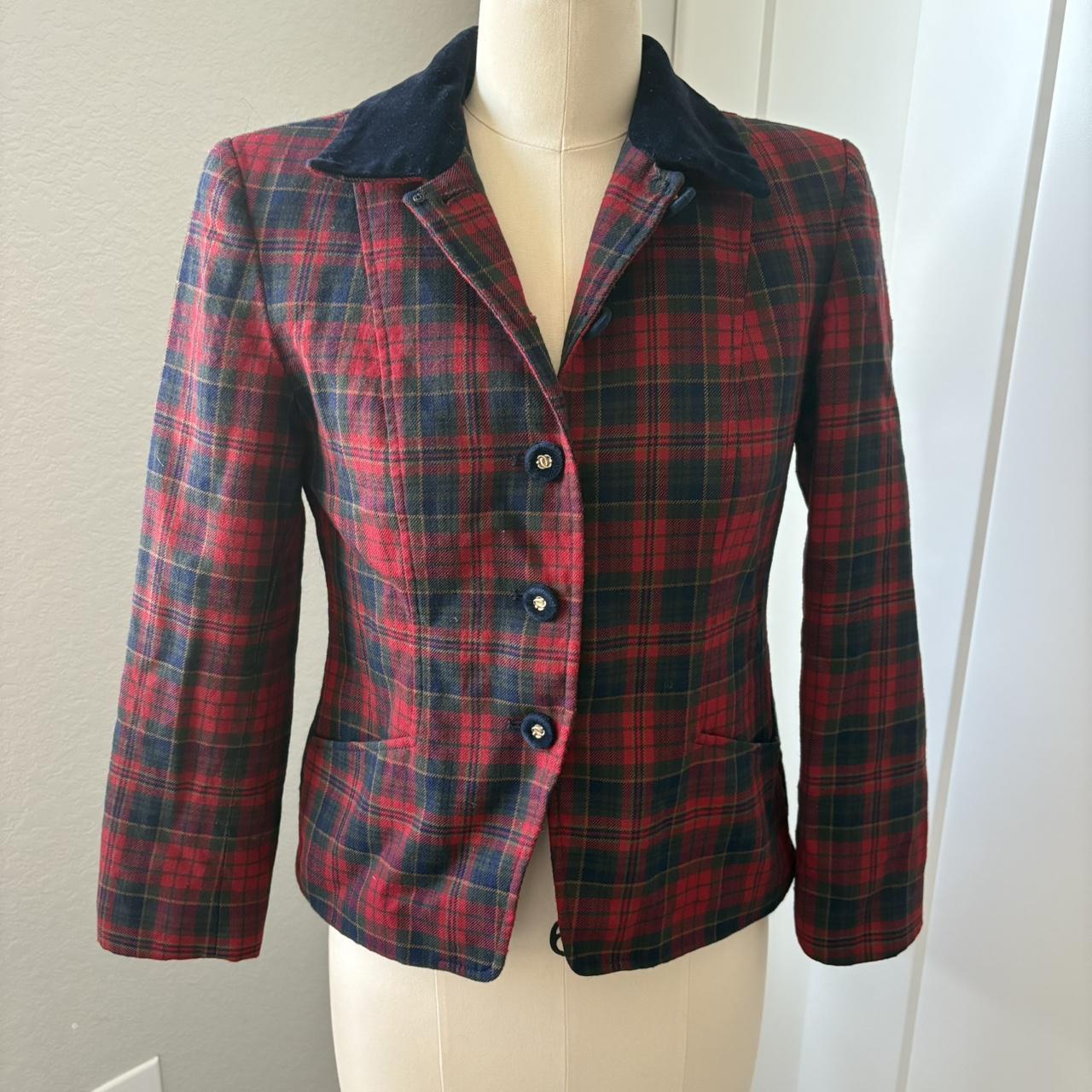 Pendleton Women's Blazer Jacket - Red/Multi - 4 –… - image 1