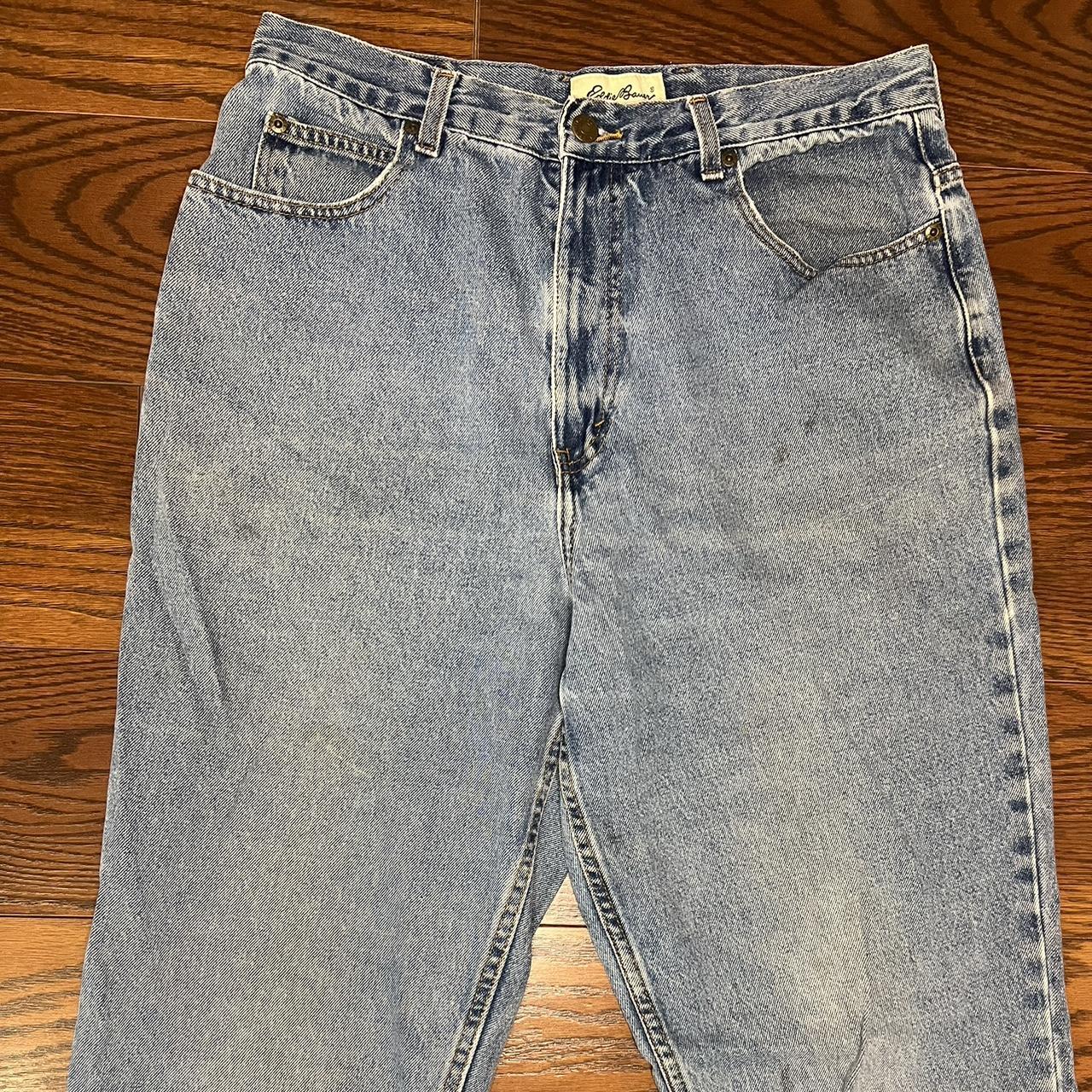 Vintage Jeans Eddie Bauer Womens Size 14 Light Wash Denim Pants
