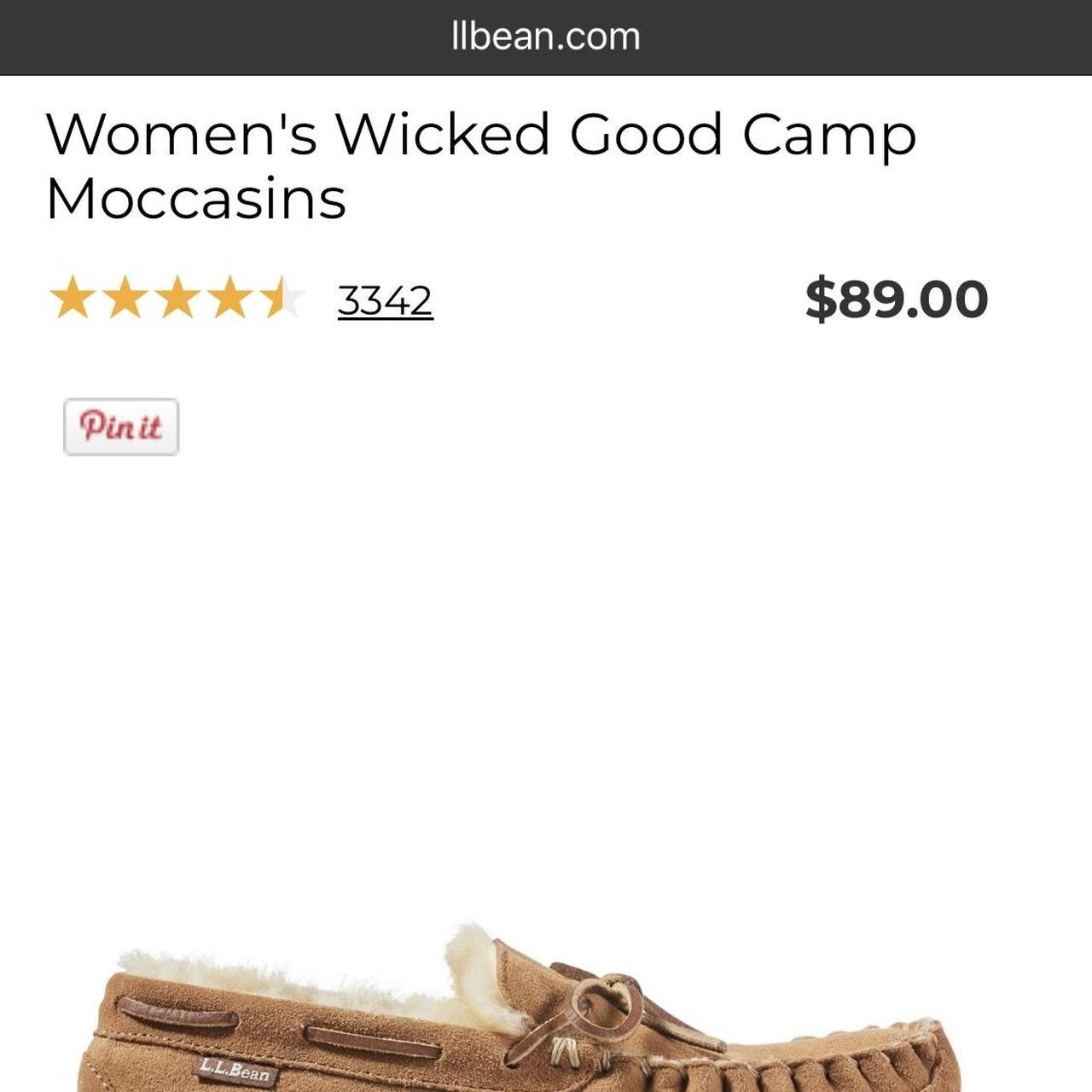 Women's wicked good hot sale camp moccasins