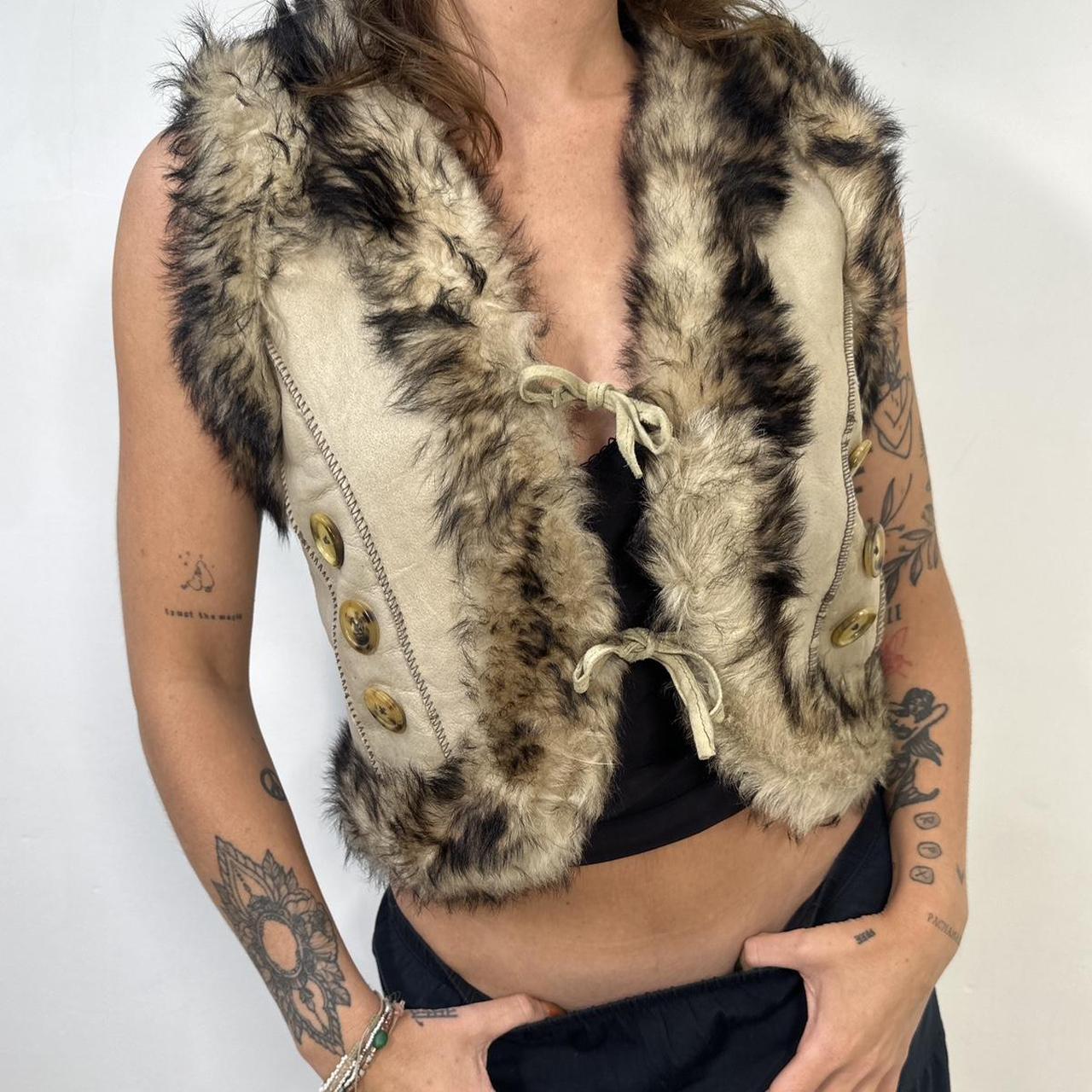 handmade from scraps of leather sheep skin Depop