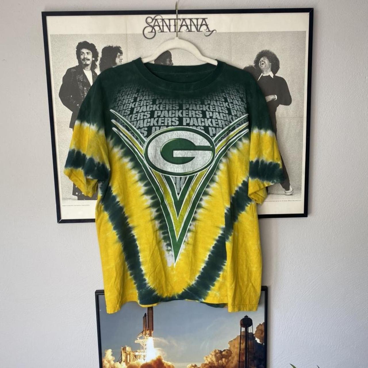 ISAAC DESIGNES SPORTS GREEN BAY PACKERS TIE DYE - Depop