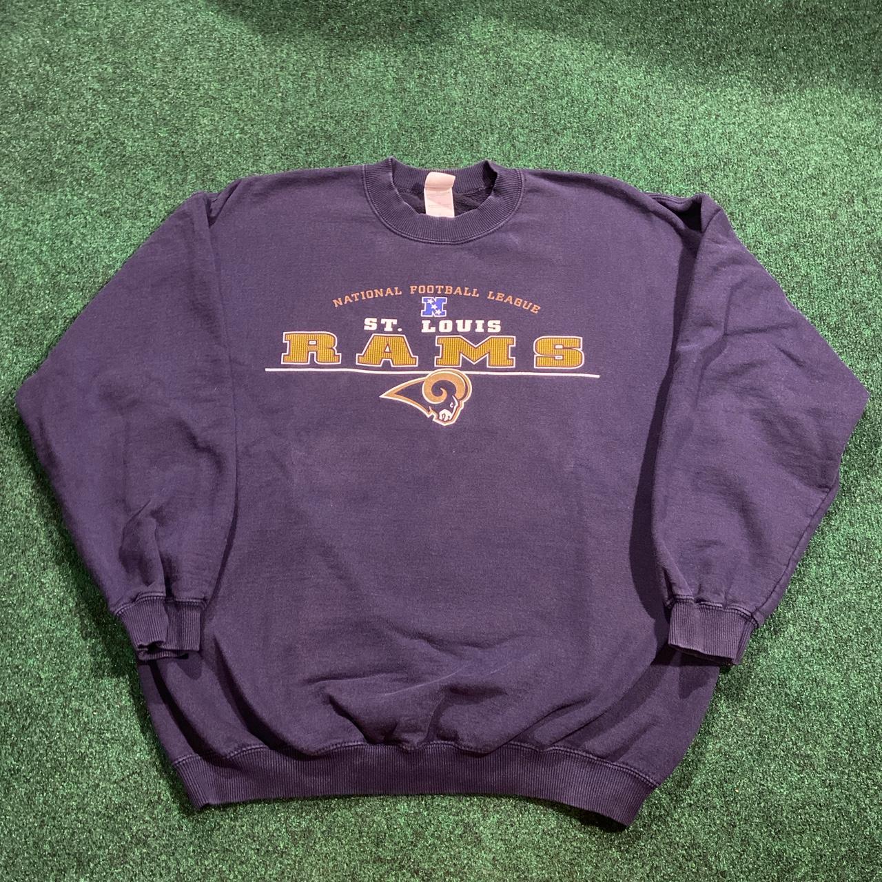 VINTAGE ST LOUIS RAMS 2000 embroidered Super Bowl  - Depop