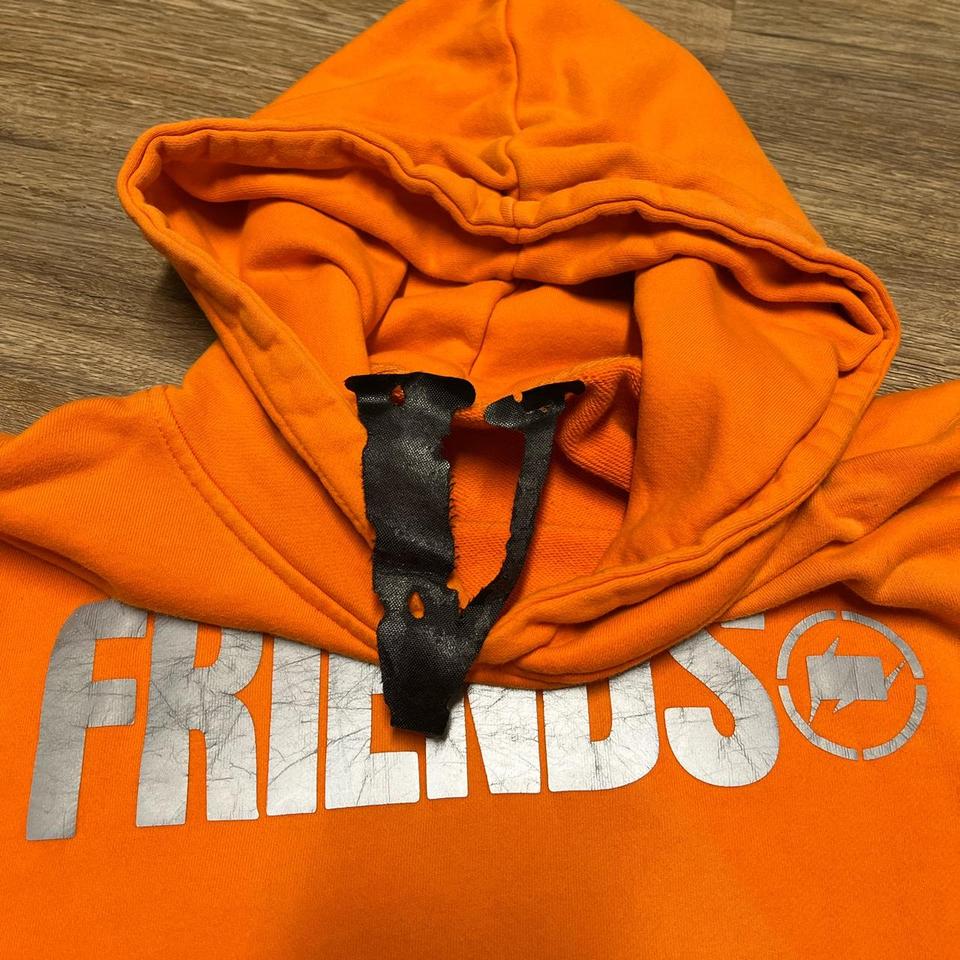 Vlone friends hot sale hoodie orange