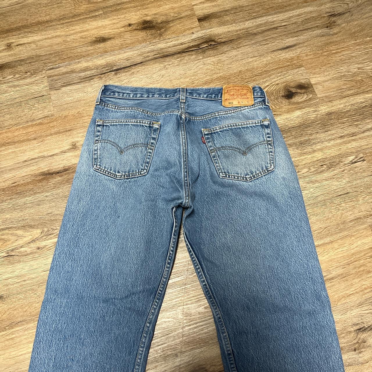 Vintage 1990’s Levi’s 501 jeans size 36x32 in... - Depop