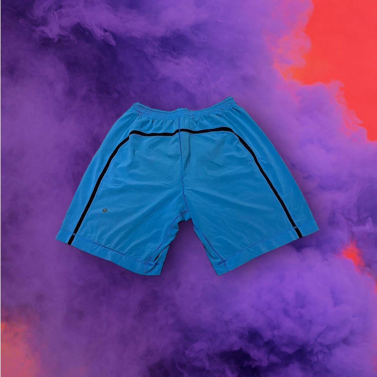 Men's Blue Lulu Lemon Shorts Size medium (adjustable - Depop