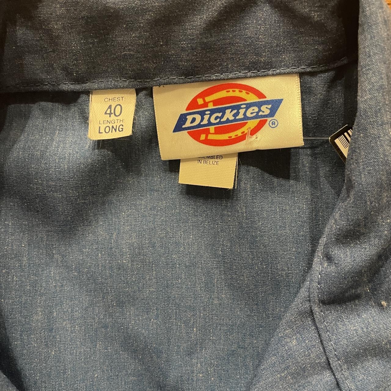 Blue Dickies Short -sleeve Coveralls - Depop