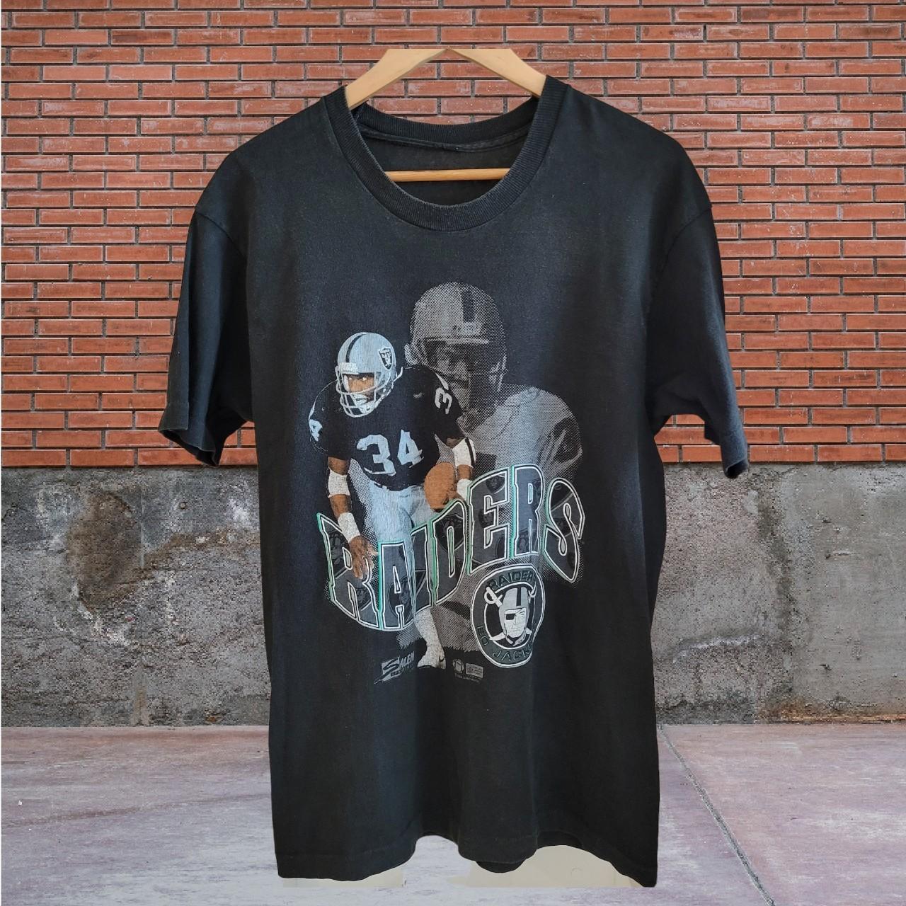 Salem Sportswear NFL Los Angeles Raiders Bo Jackson - Depop