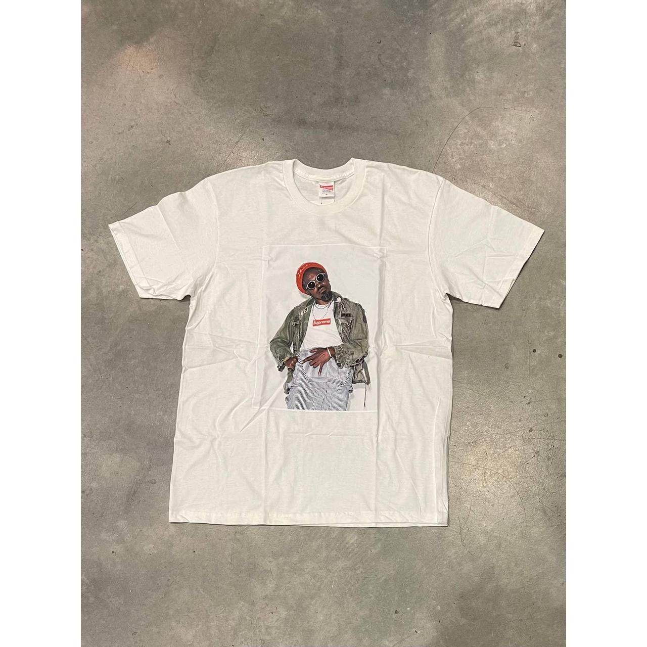 【最新作通販】Supreme André 3000 Tee M Tシャツ/カットソー(半袖/袖なし)