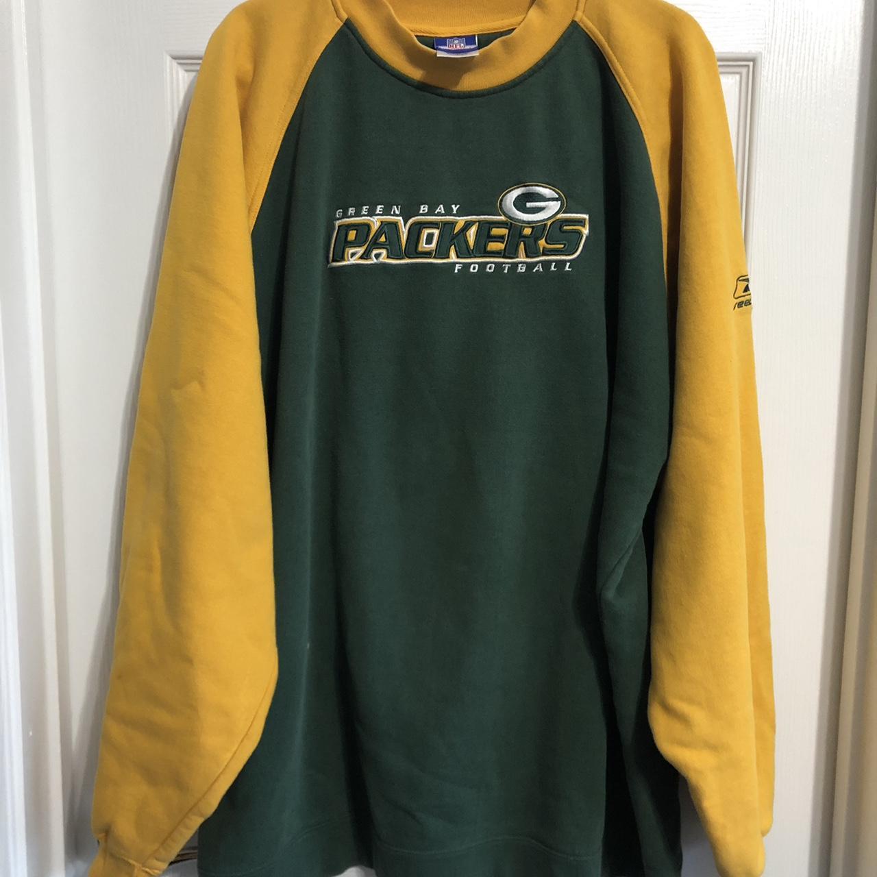 Vintage Packers Sweatshirt Grey Cotton Crewneck Puma - Depop