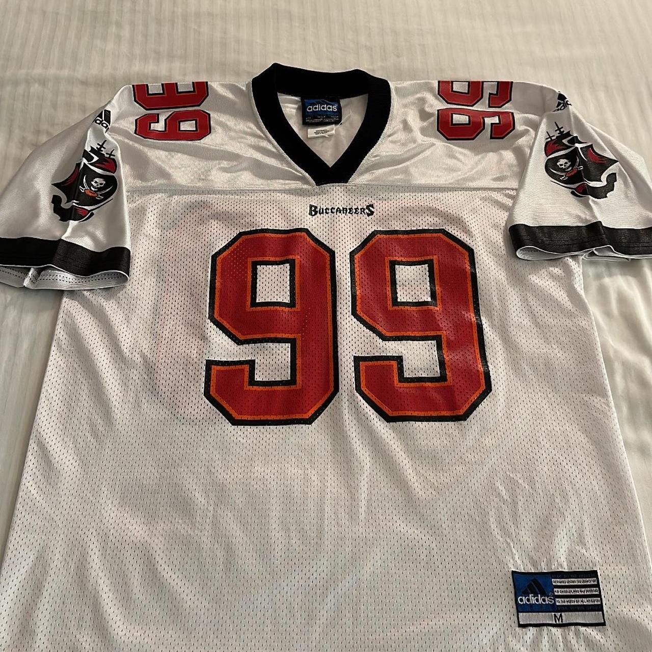 Vintage Warren Sapp Jersey Tampa Bay Buccaneers size - Depop