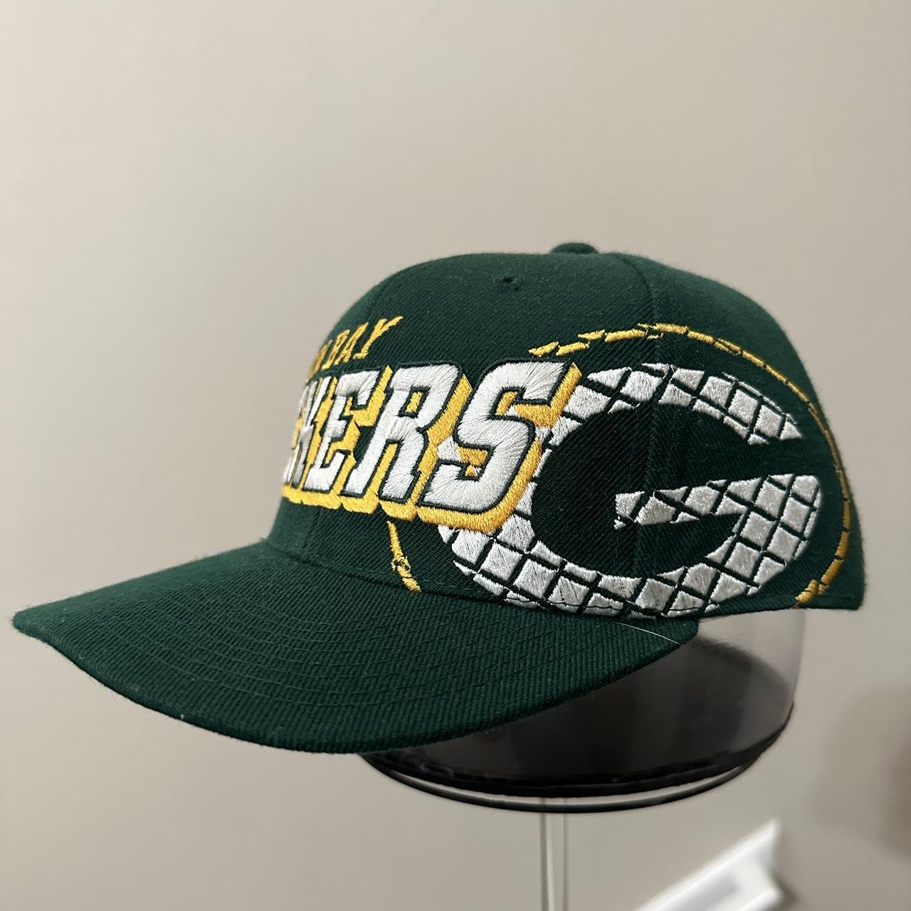 Vintage Green Bay Packers Sports Specialties Grid Snapback Hat Cap