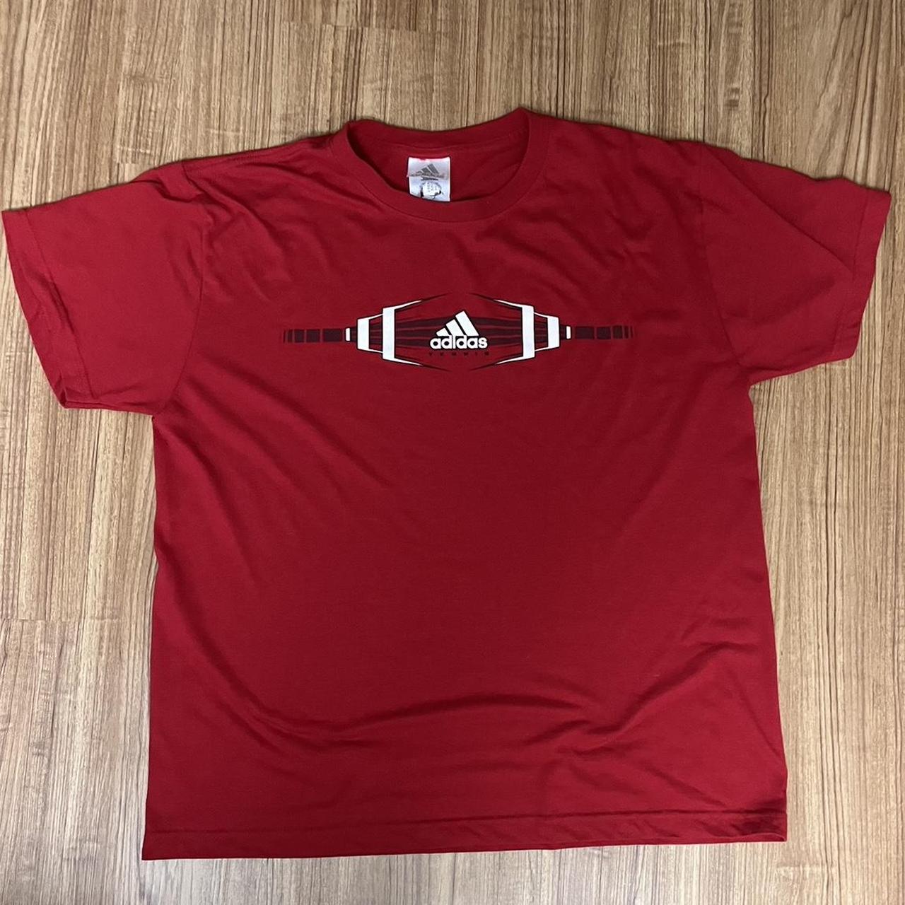 Vintage adidas tennis shirt. Good condition with a... Depop