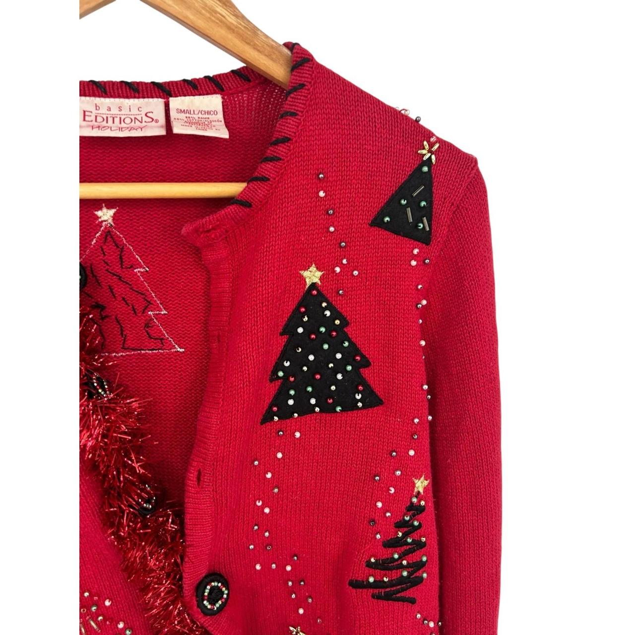 Basic Editions Women's Cardigan - Red - S – Basic… - image 3